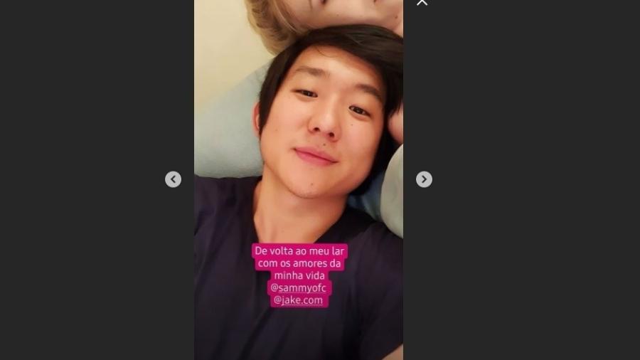 Pyong posta foto com a mulher, Sammy - Reprodução/Instagram