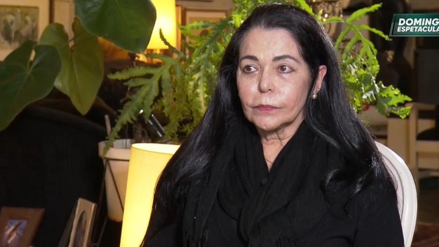 Maria de Guadalupe Mendonça falou sobre a disputa travada contra a própria filha pela herança de Dominguinhos - Reprodução: Record TV