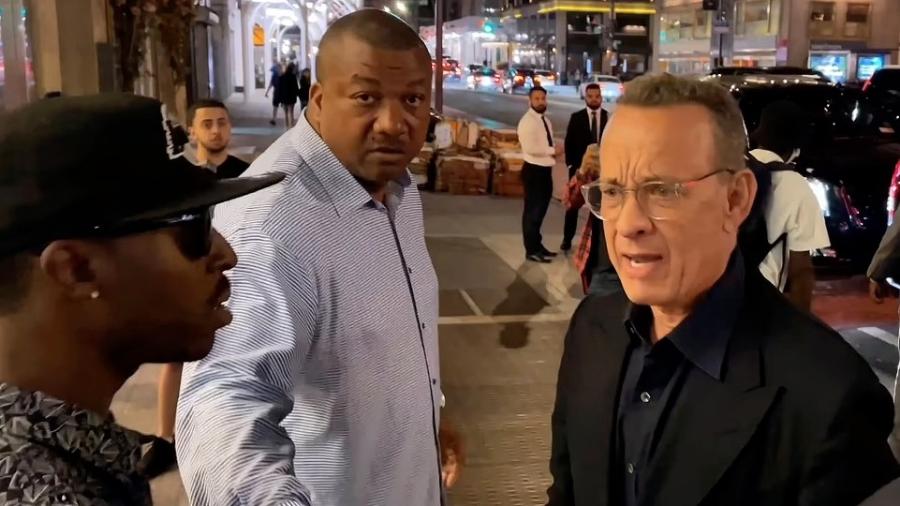 Tom Hanks defende esposa Rita Wilson de fã - Reprodução/Daily Mail