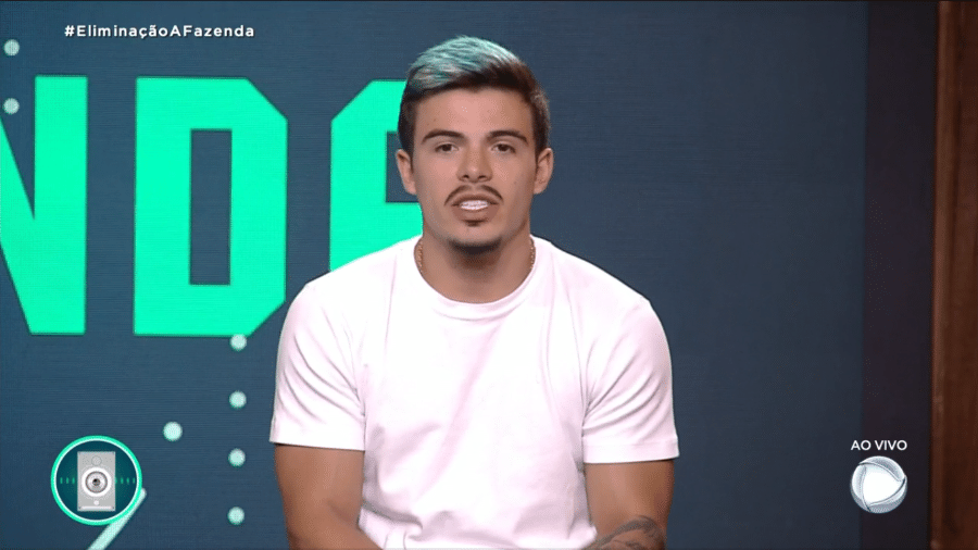 A Fazenda 2022: Thomaz Costa na quinta eliminação - Reprodução/Playplus