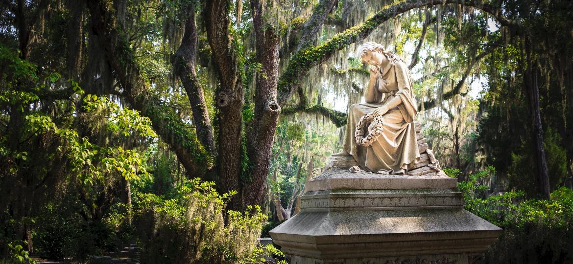 O cemitério Bonaventure, em Savannah, na Geórgia - Marje/Getty Images/iStockphoto