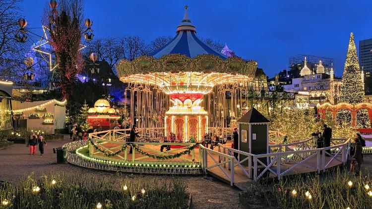 Jardins de Tivoli, em Copenhague; cidade está entre as mais seguras