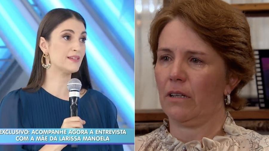 Chris Flores entrevista Silvana Taques, mãe de Larissa Manoela, para o SBT