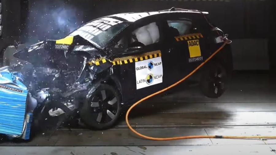 BYD Dolphin Plus em crash test do Latin NCAP