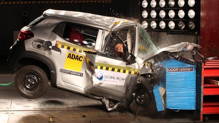Renault Kwid zera no global NCAP - Divulgação - Divulgação