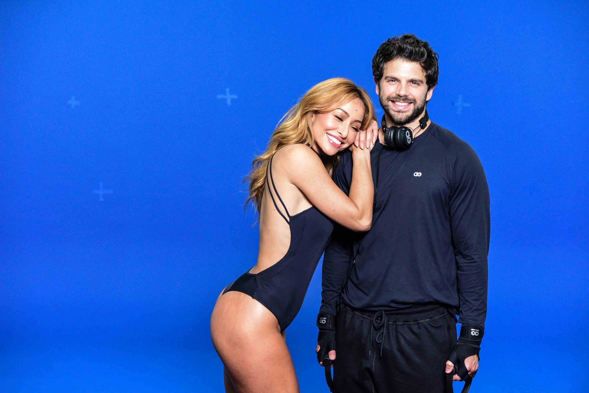 22.out.2016 - Sabrina Sato posa para campanha publicitária com o namorado, Duda Nagle  - Leo Franco/AgNews