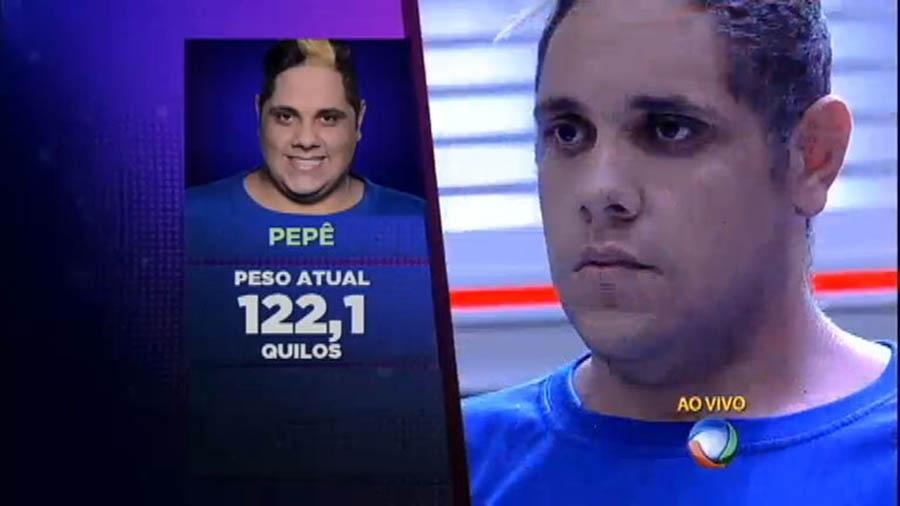 Pedro Paulo, o Pepê, durante participação no reality show "Além do Peso"  - Reprodução/Record 