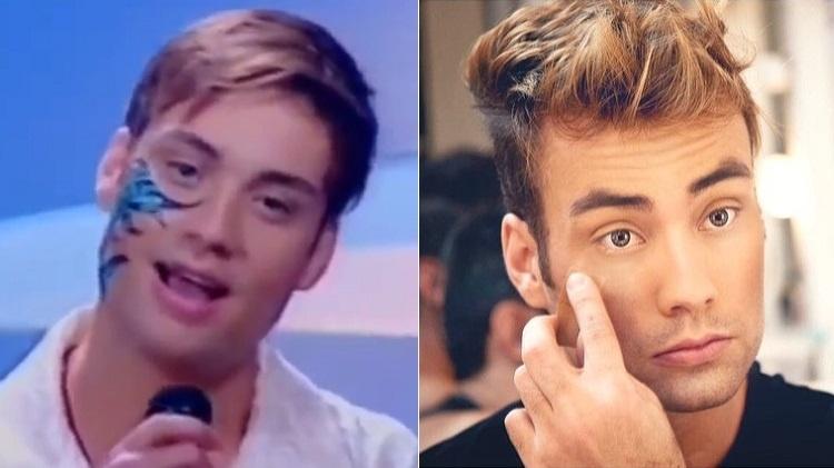 Alberto Goya no "Qual É a Música" e atualmente - Montagem/Reprodução/SBT/Instagram/alberto_goya - Montagem/Reprodução/SBT/Instagram/alberto_goya