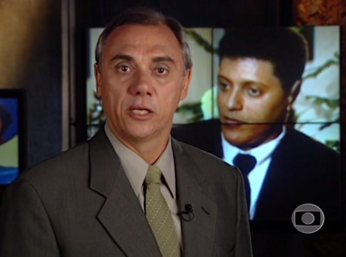 Marcelo Rezende apresentou o "Linha Direta" na Globo entre 1999 e 2000 - Reprodução/TV Globo