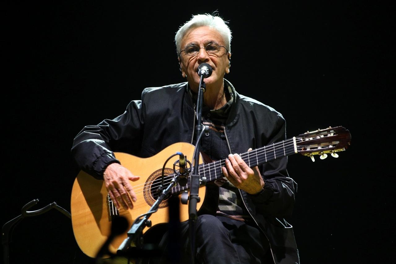 Caetano Veloso e filhos se apresentam no festival João Rock 2018, em Ribeirão Preto (SP) - Deividi Correa/AgNews