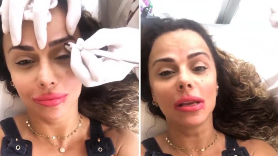 Viviane Araújo faz micropigmentação das sobrancelhas - Reprodução/ Instagram