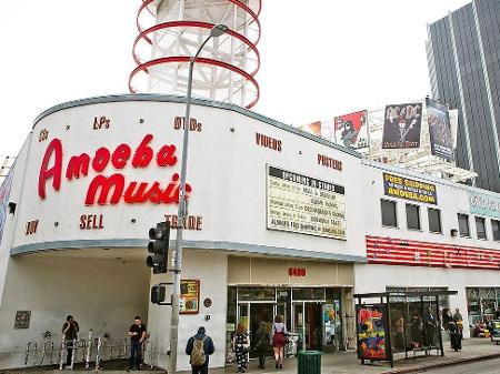 Fachada da antiga Amoeba Records, em Los Angeles - Getty Images