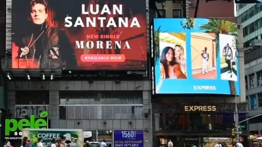 A ação é para divulgar "Morena", o novo single de Luan Santana - Reprodução/Instagram