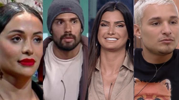 A Fazenda 2021: Aline, Bil, Marina e MC Gui estão na primeira roça especial - Reprodução/Playplus - Reprodução/Playplus