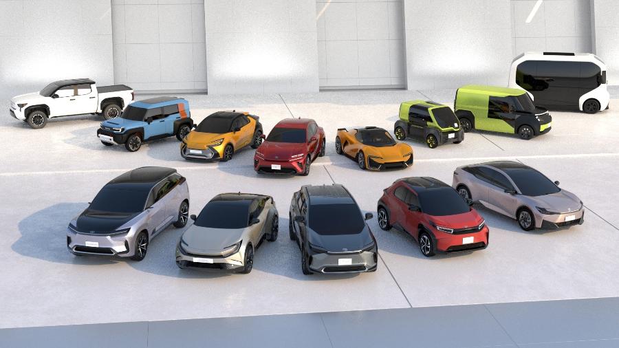 Novos modelos conceito elétricos da Toyota - Divulgação