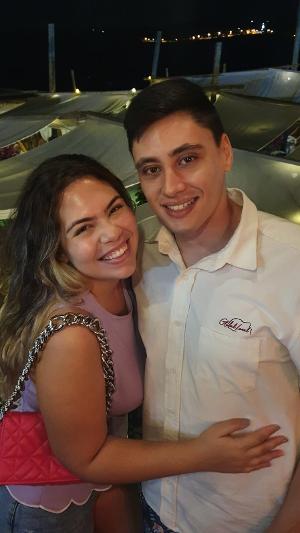 Jéssica e o namorado Lucas são celibatários - Arquivo Pessoal - Arquivo Pessoal