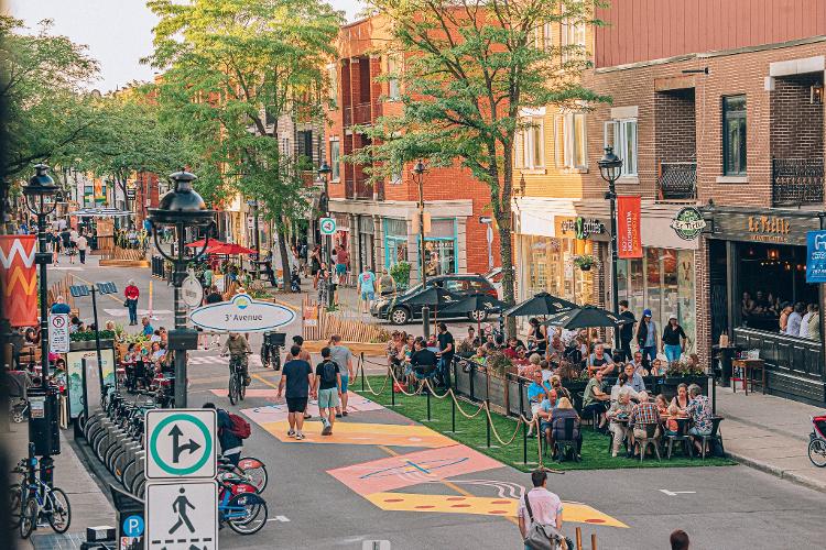 Rua Wellington, em Montreal