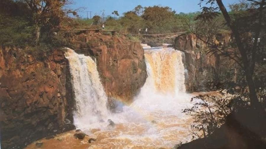O Salto de Sete Quedas, que já foi a maior catarata em volume d"água do mundo, desapareceu há 40 anos - Prefeitura de Guaíra