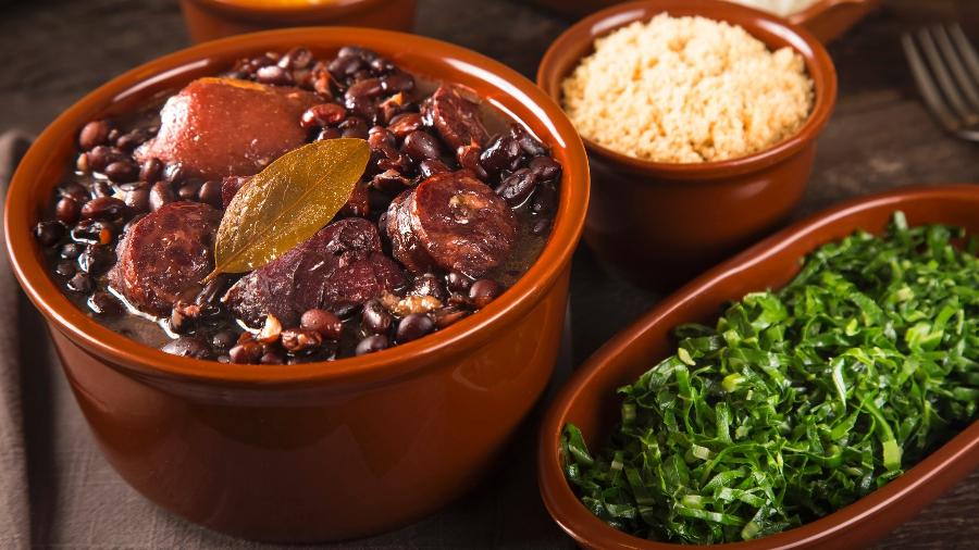 A típica Feijoada brasileira