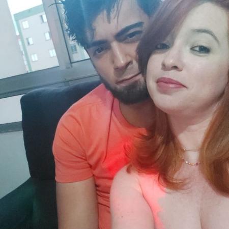 Leone Carvalho com a esposa Helainy - Arquivo pessoal - Arquivo pessoal