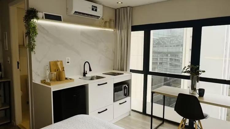 Gracyanne mora em apartamento de 18m² com diárias de R$ 200