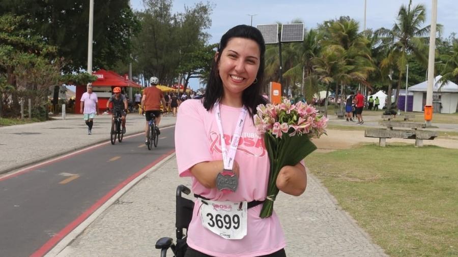 A estudante de veterinária Luana Scorza, de 34 anos, teve meningite em julho de 2023 após quase não ter sintomas A estudante de veterinária Luana Scorza, de 34 anos, teve meningite em julho de 2023 após quase não ter sintomas