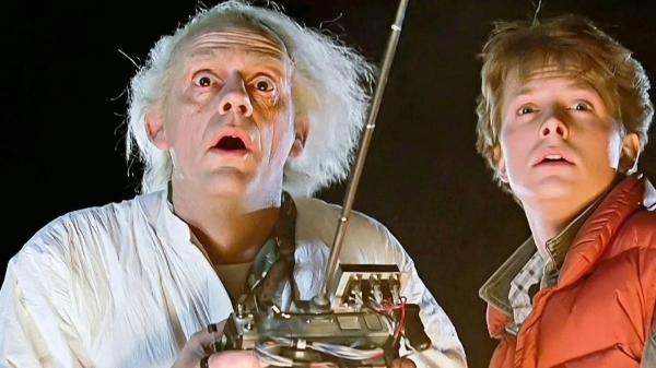 Christopher Lloyd e Michael J. Fox, como mestre e aprendiz na trilogia 'De Volta para o Futuro'