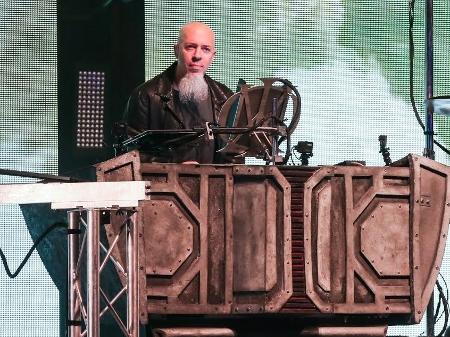 22.jun.2016 - Jordan Rudess (piano) no show da banda Dream Theater em São Paulo - Manuela Scarpa /Brazil News