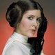 A atriz Carrie Fisher como Princesa Leia na saga "Star Wars" - Divulgação