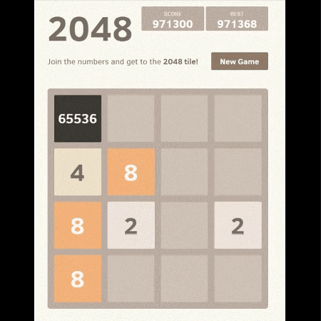 2048 em Jogos na Internet