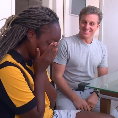 Luciano Huck realiza sonho de Tamara de se casar na Arena Corinthians - Reprodução/TV Globo - Reprodução/TV Globo