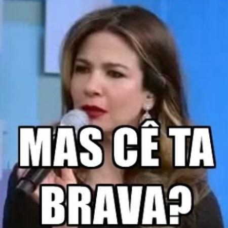 Climão 'Superpop", em 2014, deu origem ao meme "mas cê ta brava?" - Reprodução - Reprodução