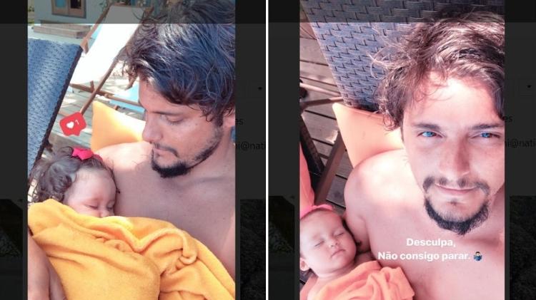 Bruno Gissoni e a filha, Madalena  - Reprodução/Instagram - Reprodução/Instagram