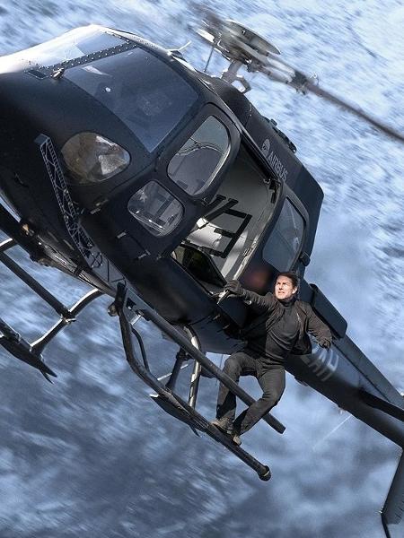 Tom Cruise em cena de "Missão: Impossível - Efeito Fallout" - Divulgação