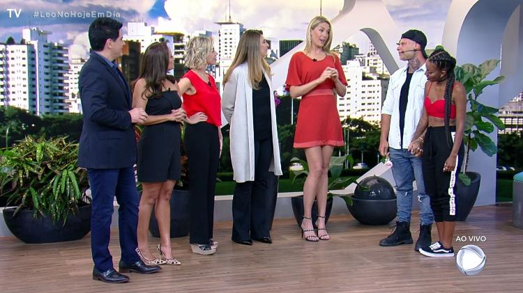 Léo Stronda no "Hoje em Dia" - Reprodução/RecordTV - Reprodução/RecordTV
