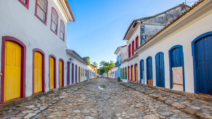 Rua de Paraty, no Rio de Janeiro, cidade que sedia a Flip nos próximos dias - iStock