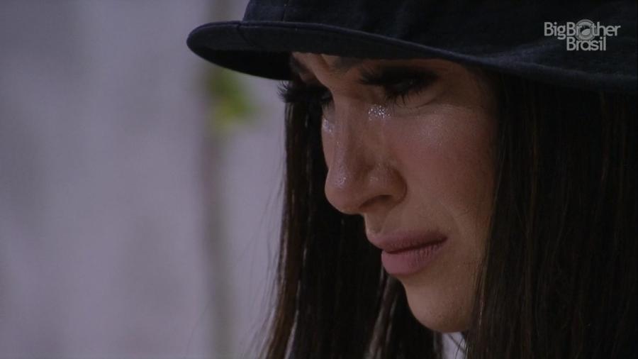 Bianca Andrade chora após indicação ao paredão - Reprodução/Globoplay