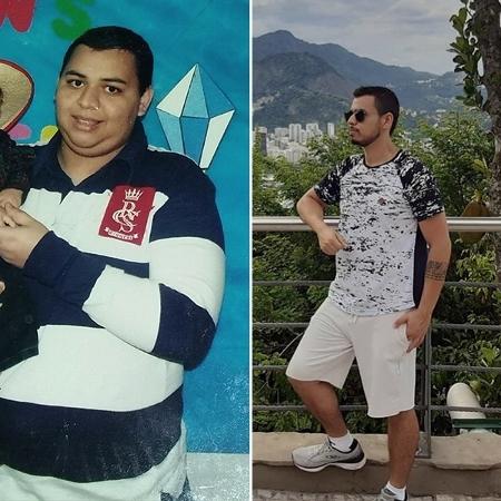 André - antes e depois - Arquivo pessoal - Arquivo pessoal