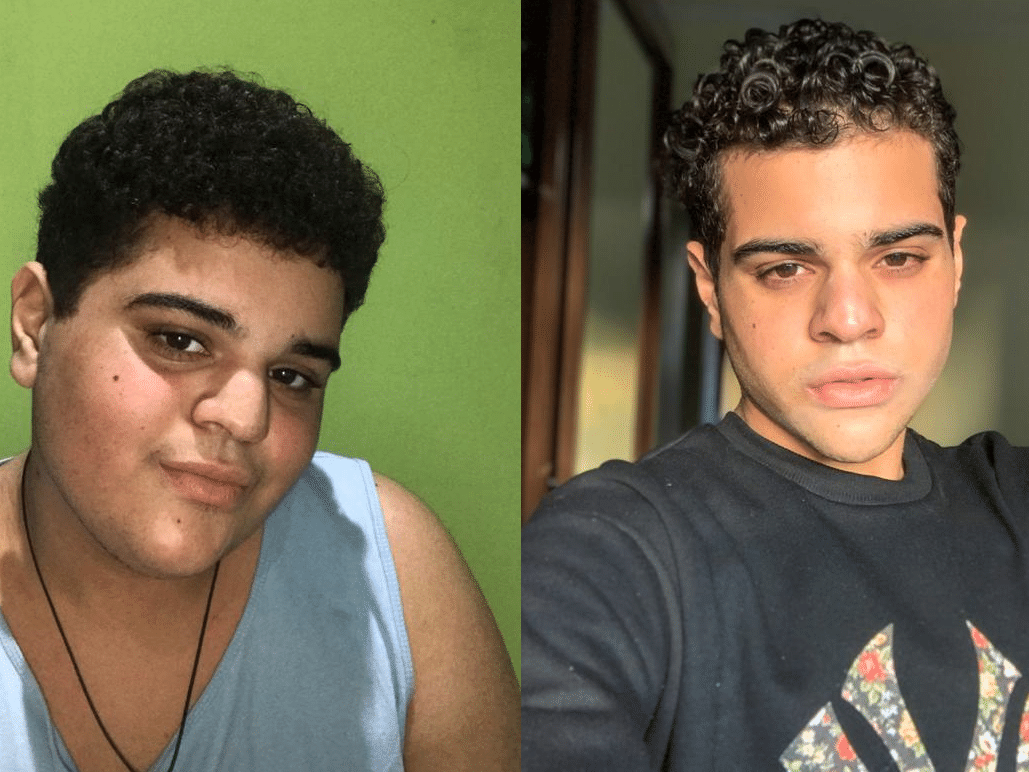 Aos 15 anos, Arthur chegou aos 180 kg e não tinha motivação para nada