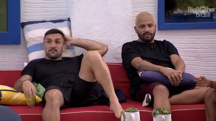 BBB 21: Arthur e Projota falam sobre vitória de João na prova do líder - Reprodução/Globoplay - Reprodução/Globoplay