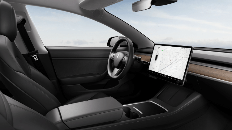 Tesla Model 3 Performance interior - Divulgação - Divulgação