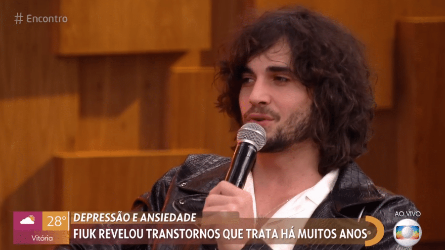 Fiuk no "Encontro com Fátima Bernardes" - Reprodução / TV Globo