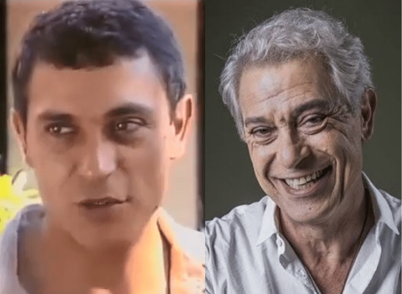 Paulo Gorgulho em "Pantanal" e hoje - Reprodução/Divulgação/TV Globo/Fábio Rocha