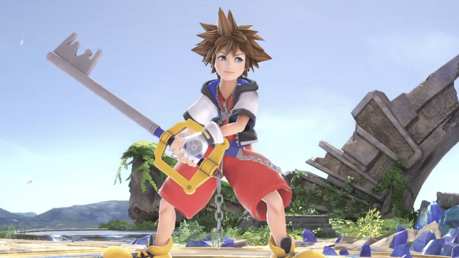 Sora, de Kingdom Hearts, entra em Super Smash Bros. Ultimate - Reprodução/Nintendo