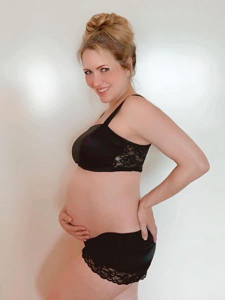 Karin Roepke entra no sétimo mês de gravidez - Reprodução/Instagram