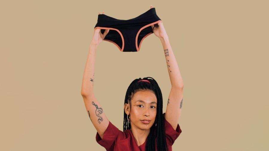 Poliana Rodrigues lançou a primeira calcinha menstrual de cânhamo do Brasil - Divulgação
