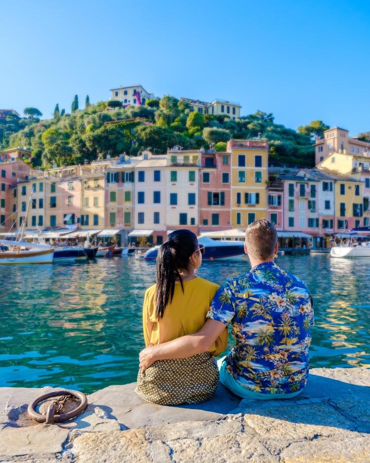 Portofino, na Itália Portofino, na Itália