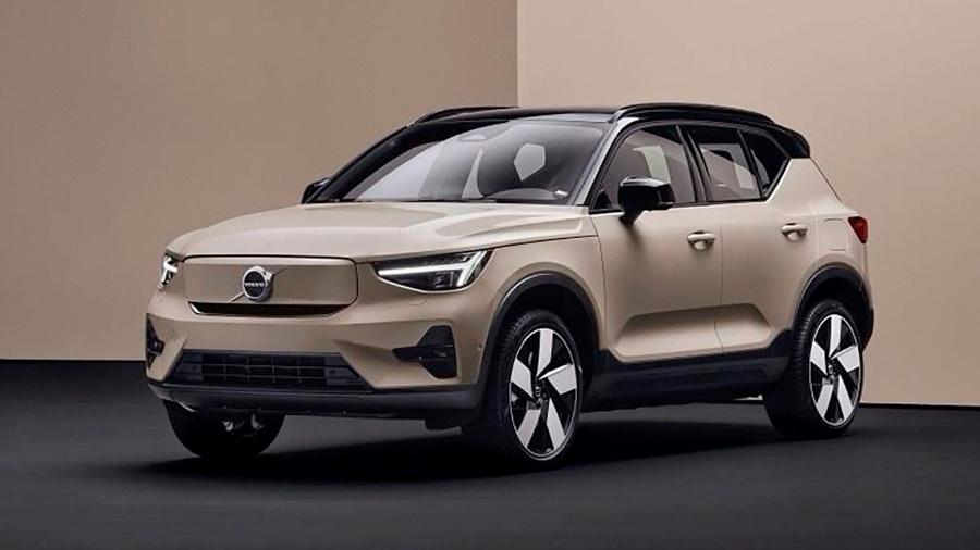 Além do nome, a cor Sand Dune será a única novidade do agora antigo Volvo XC40, rebatizado como EX40