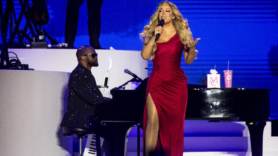 20.set.2024 -  Mariah Carey se apresenta no Allianz Parque em São Paulo