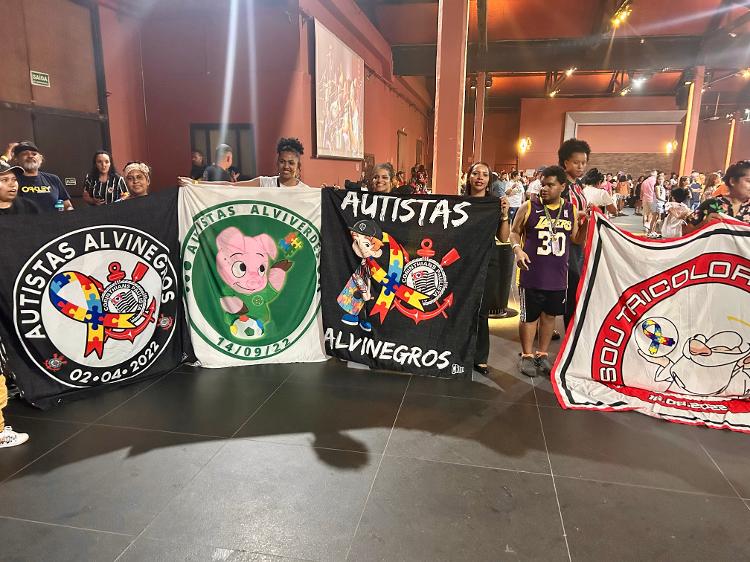 Grupos de apoio a pessoas com o transtorno do espectro autista (TEA) ligadas ao Corinthians, São Paulo e Palmeiras estiveram na festa de inclusão